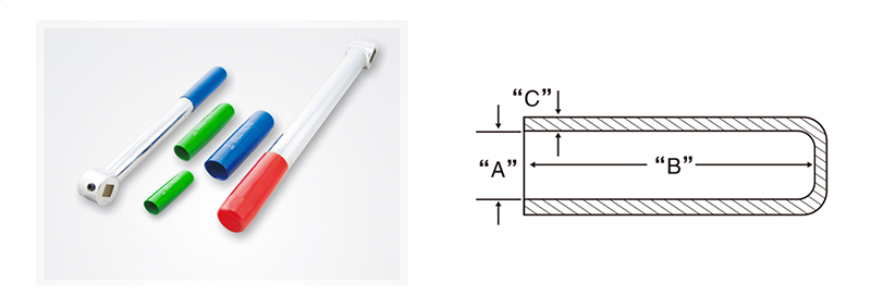 rhi plastic caps and copper busbar