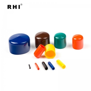 Soft silicone cap for stainless steel pipe